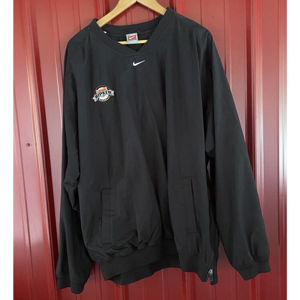 Nike Jacket Ripken Baseball Camp Pullover Athletic Fit Baltimore Orioles XXL